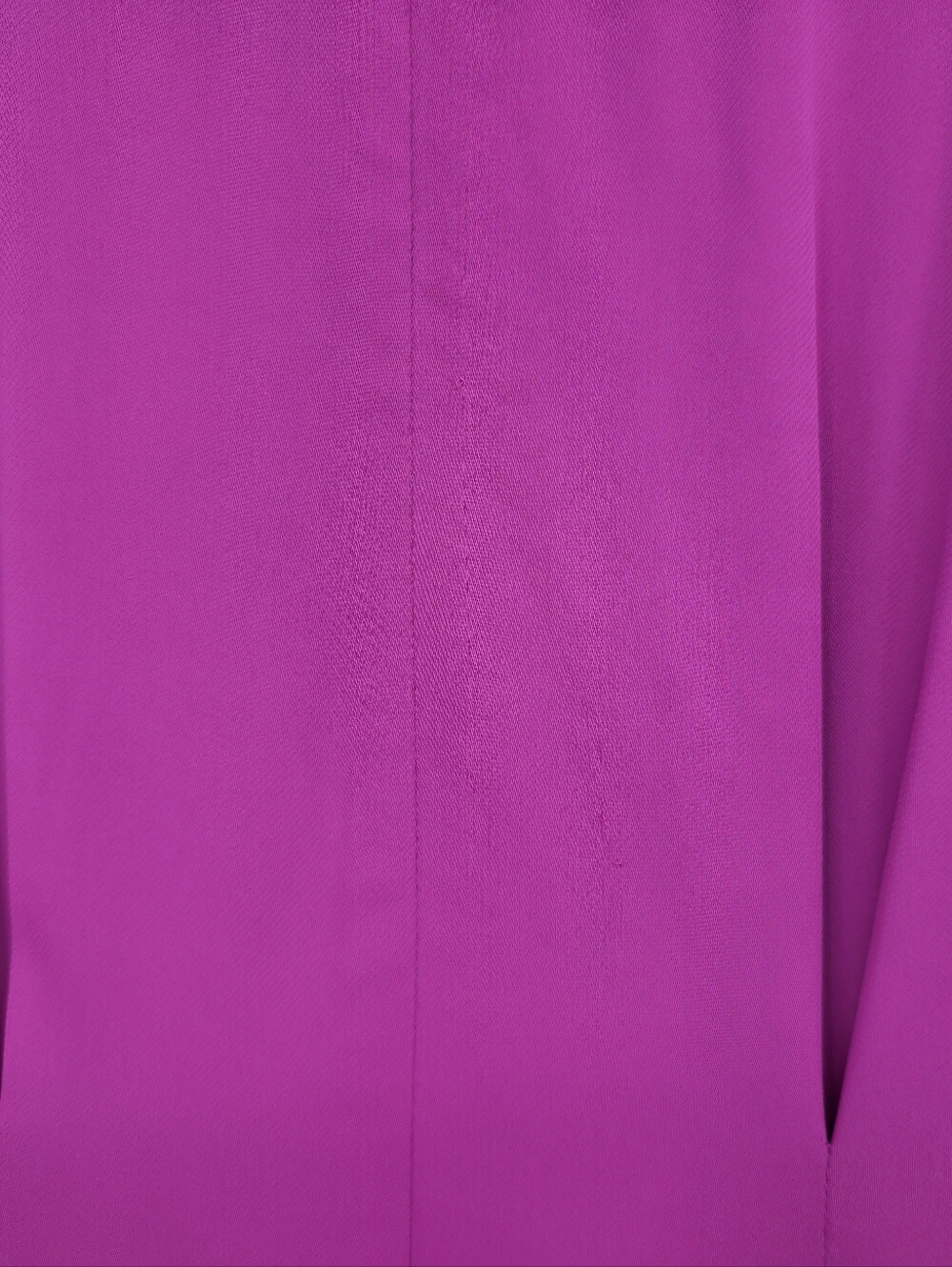 Boden Fuchsia Pleated Midi Dress Fit & Flare Short Sleeve Tailored Size 14 - Picture 14 of 16